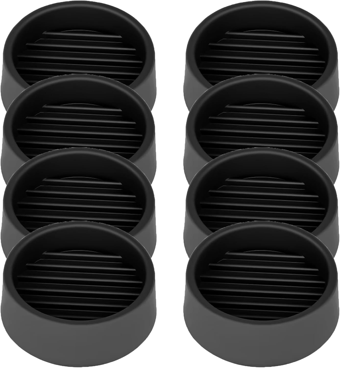 Non Slip Furniture Pads, 1.5” Round Rubber Caster Cups, 8 Pcs Furniture Coasters, Anti-Slip