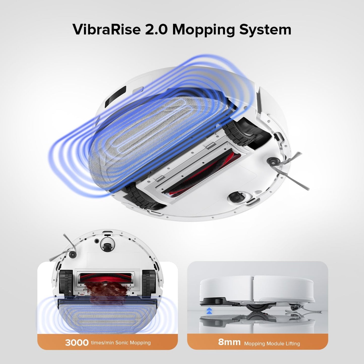 roborock Q10 S5+ Robot Vacuum and Mop, 10,000Pa Suction, Upgraded from Q8 max+, 70 Days