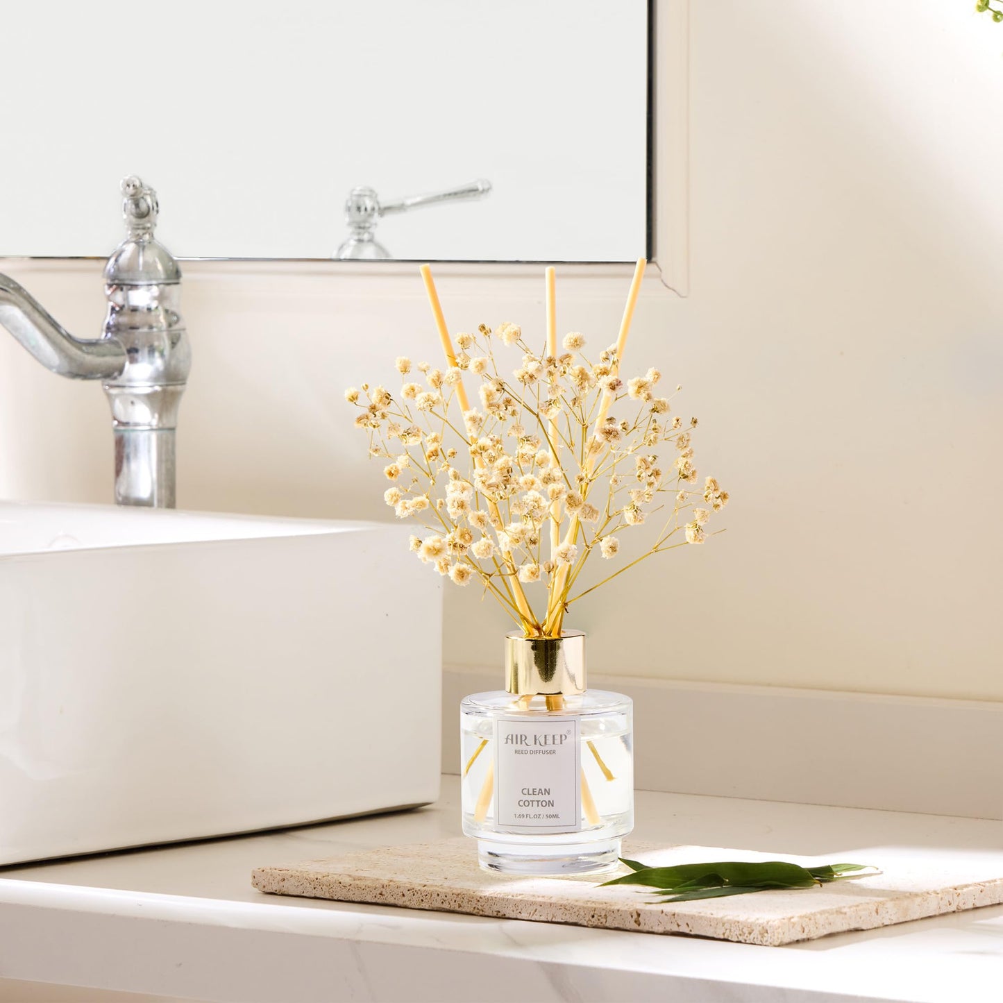 Airkeep Reed Diffuser Set of 3, 50ml, White – view 2