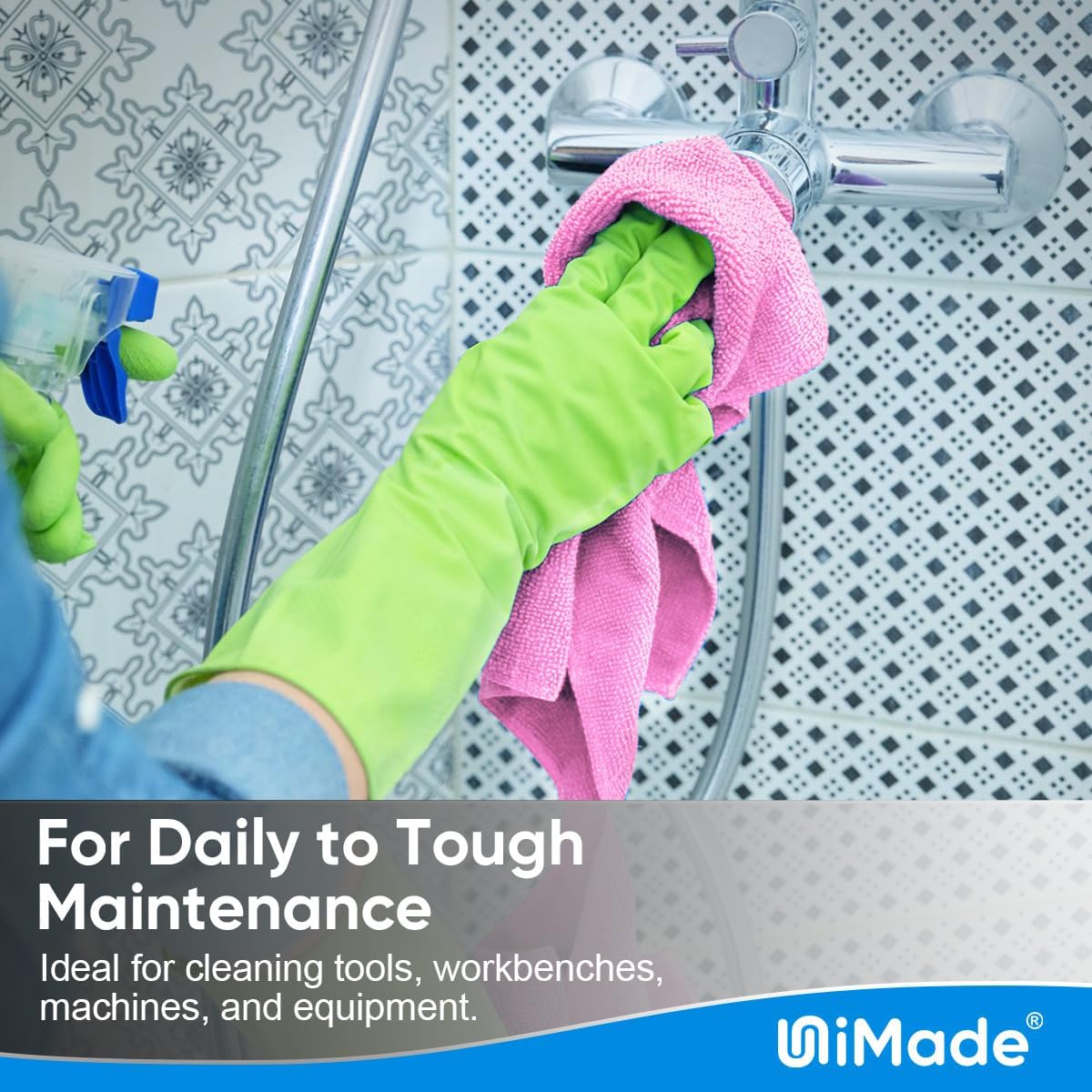 Microfiber Cleaning Cloth, 100 Sheets Microfiber Towels for Cars Commercial Grade Shop Towel