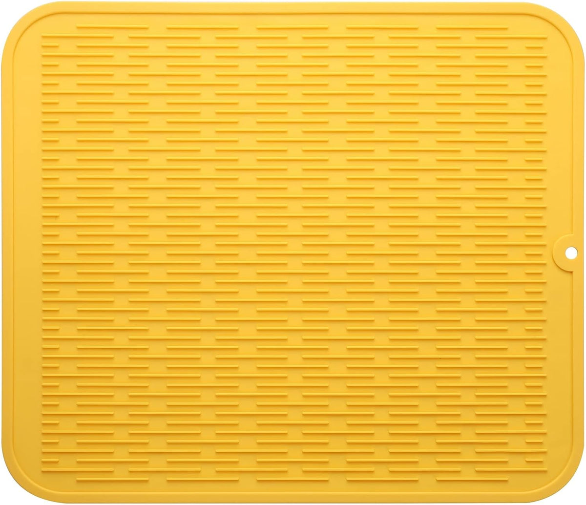 Silicone Dish Drying Mat for Multiple Usage,Easy clean,Eco-friendly,Heat-resistant Silicone Mat for