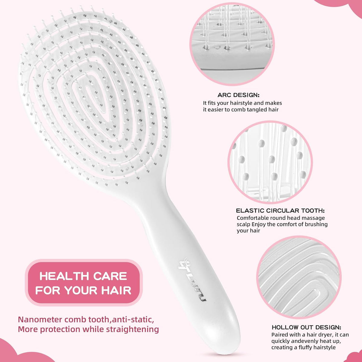 Shower Squeegee for Glass Doors, Bathroom Squeegee for Shower, Window Squeegee - Silver Comb and