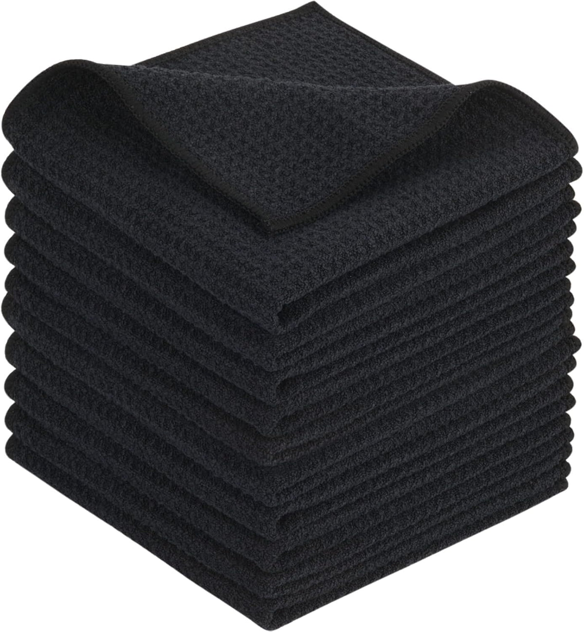 KinHwa Microfiber Dish Cloths Thick Waffle Weave Kitchen Dish Rags Ultra Absorbent Odor Free