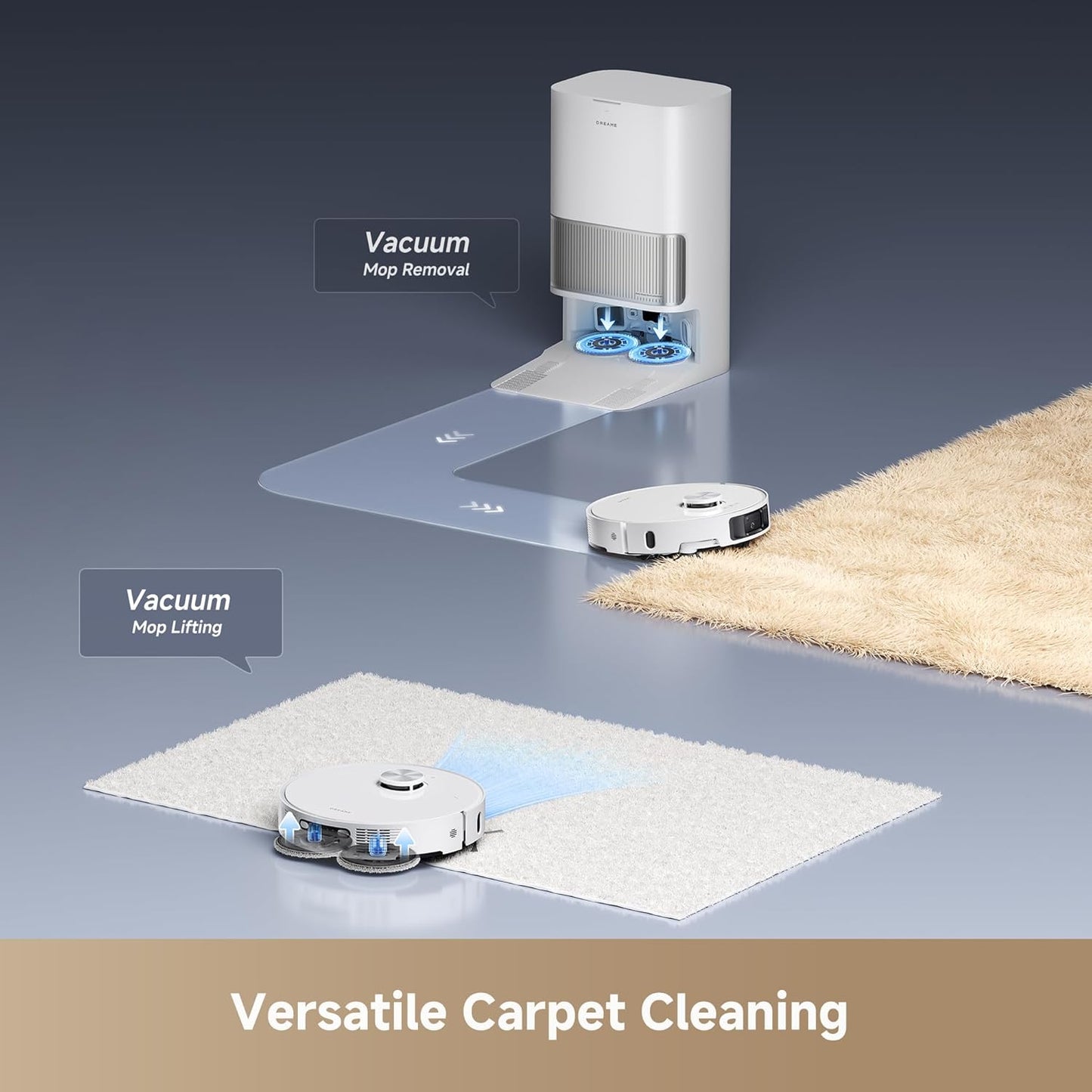 DREAME L40s Ultra Robot Vacuum and Mop, 19,000Pa Suction, Auto-Empty, Mop Self-Cleaning, 100%