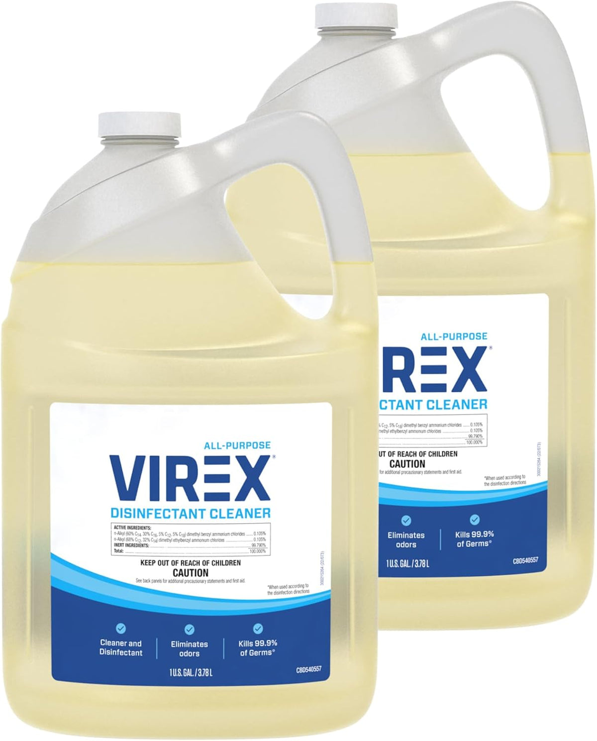 VIREX CBD540557 All Purpose Disinfectant Cleaner - Kills 99.9% of Germs and Eliminates Odors