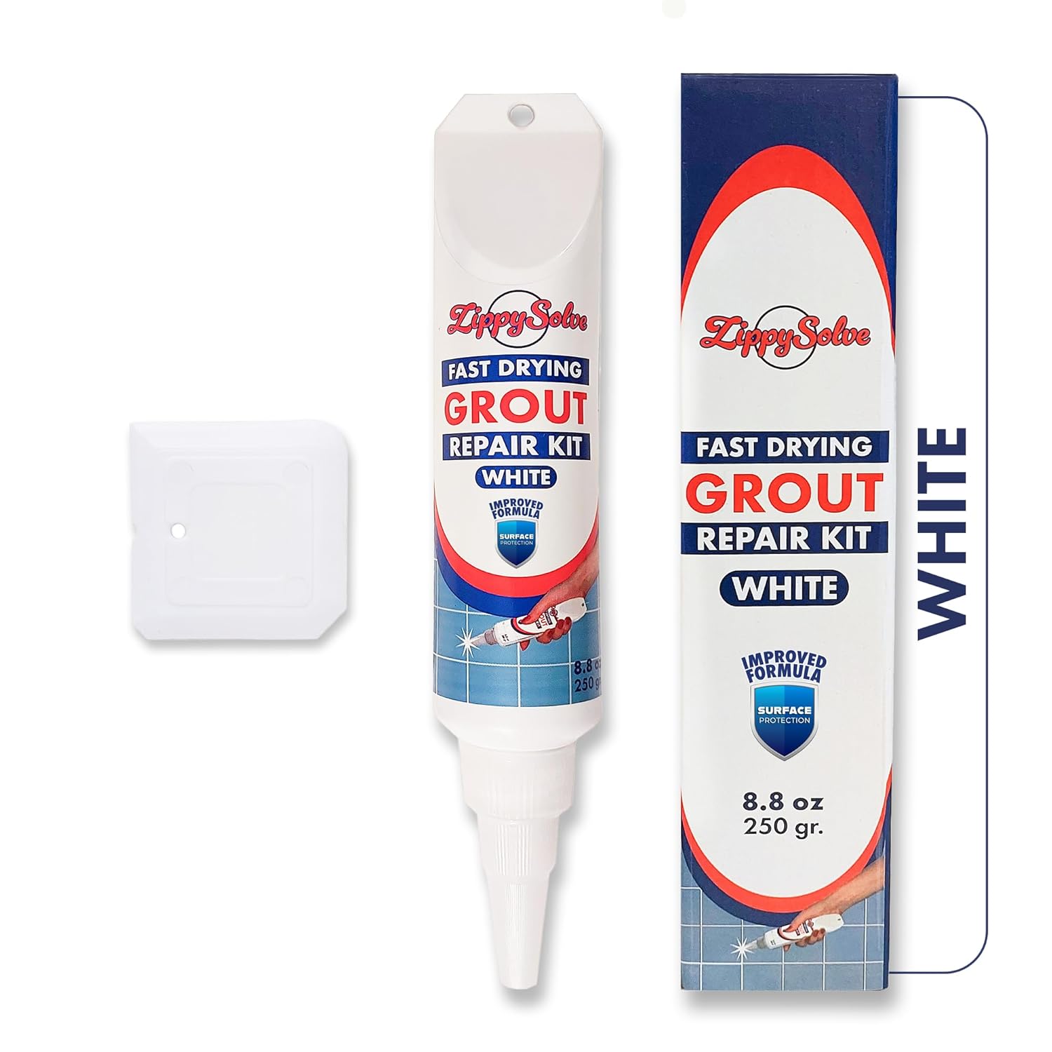 Tile Grout, Repair Kit, Restore & Renew Tile Joints Line, Fast Drying Grout Paint Squeeze Tube for