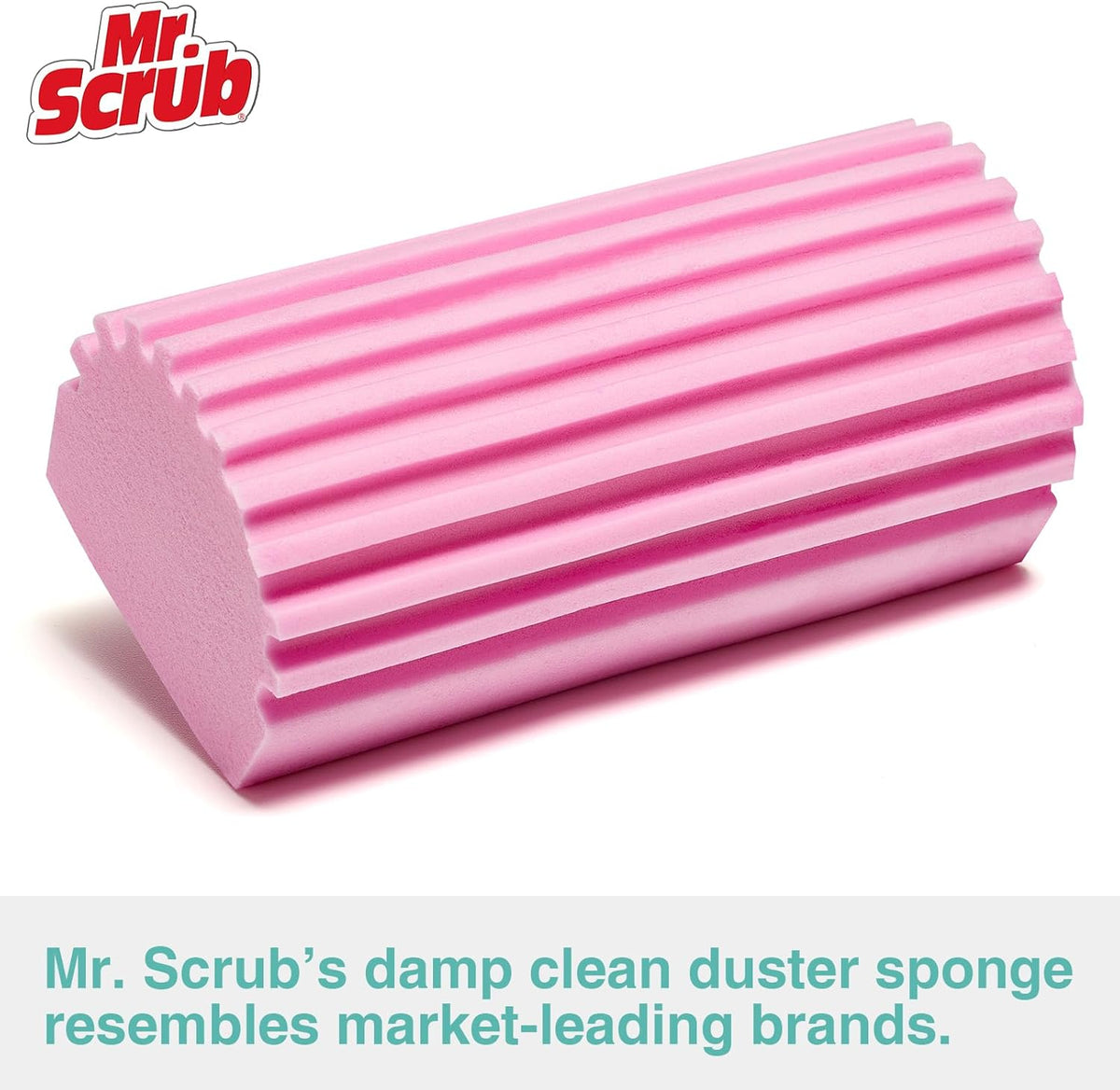 4 Pack Damp Dusting Sponge Duster, Dust Cleaning Sponge, Reusable Household Cleaning Sponge Tool