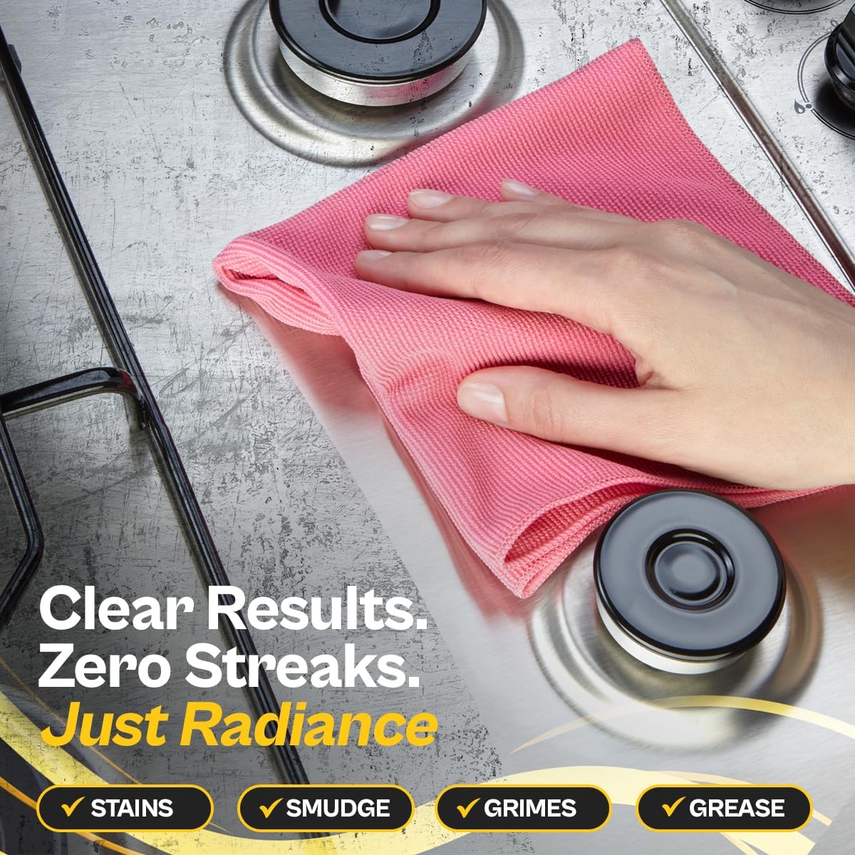 Flitz Stainless Steel & Chrome Clean - 16oz Bottle, USA-Made Stainless Steel Cleaner Spray for