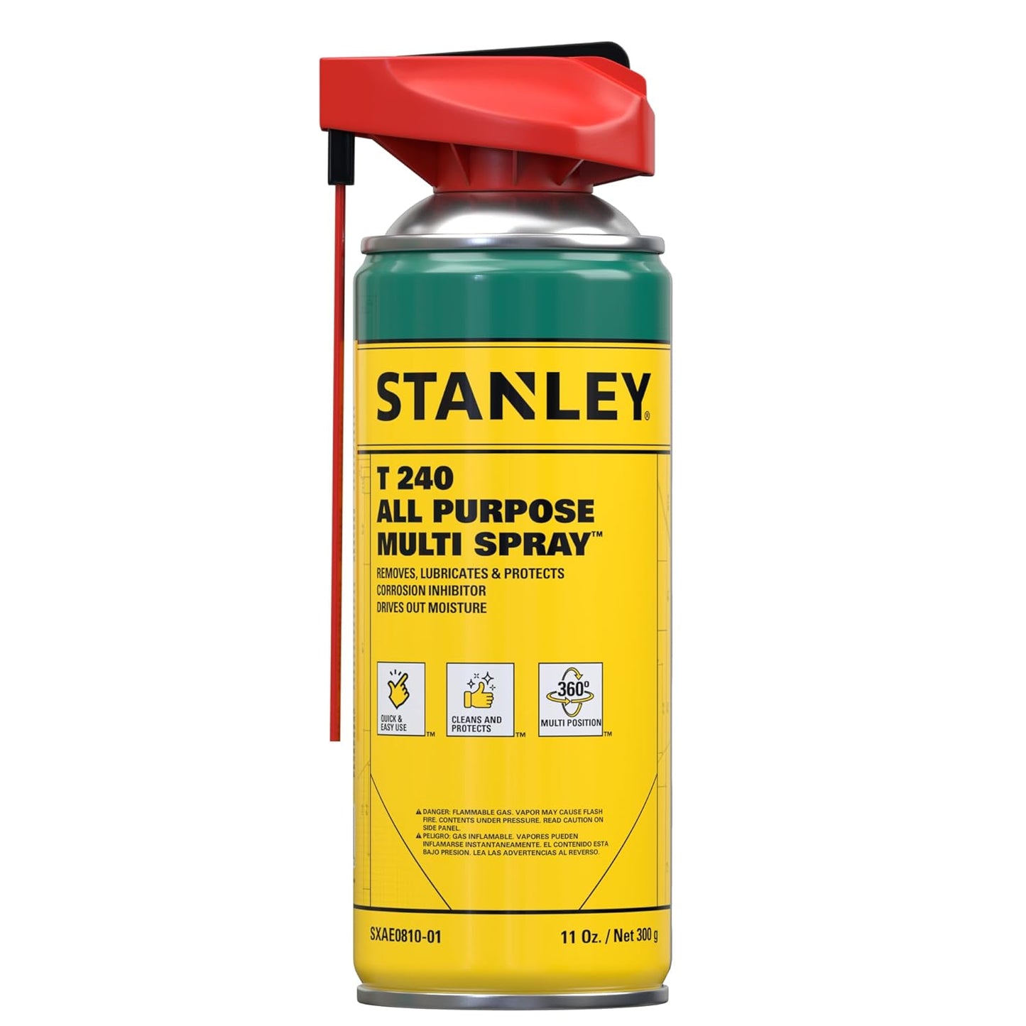 Stanley T240 Corrosion Inhibitor Spray - Rust Remover&Cleaner Aerosol - Versatile Rust Prevention
