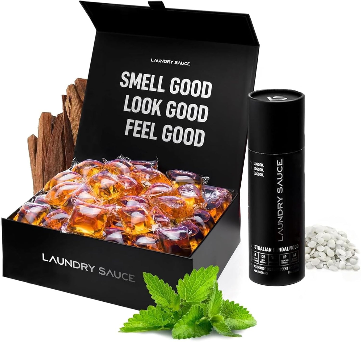 Laundry Sauce - Luxury Scented Laundry Detergent Pods & Scent Booster Bundle (Australian