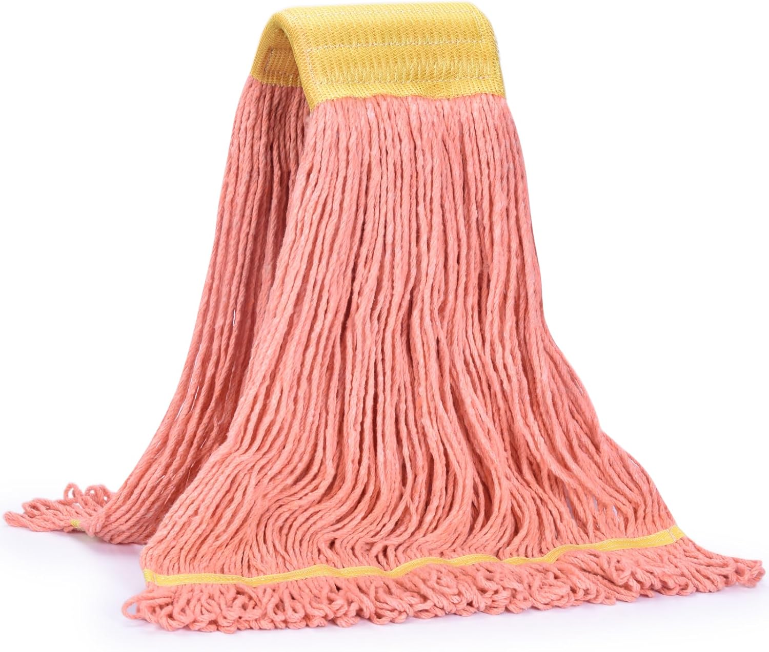 Matthew Cleaning Commercial Mop Head Replacement, 5 Inch Wide Headband, Looped End Cotton Blend