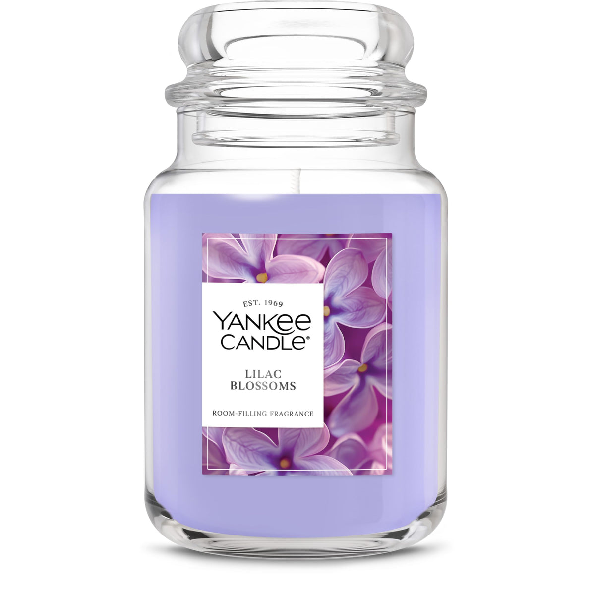 Yankee Candle Lilac Blossoms Scented Candle, 22oz Large Jar with up to 150 Hour Burn Time