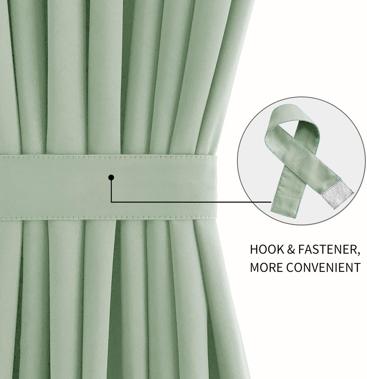 DWCN French Door Curtains – Rod Pocket Thermal Blackout Curtain for Doors with Glass Window