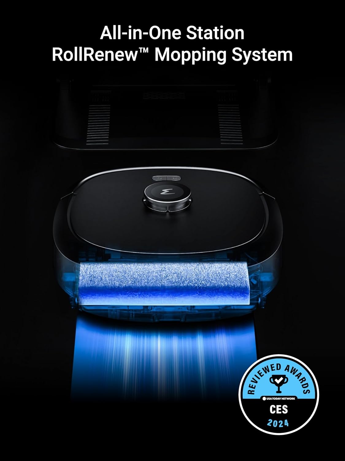 Eureka J20 Robot Vacuum Self Emptying, 8000Pa Suction, Auto Mop Washing & Hot Air Drying,3D