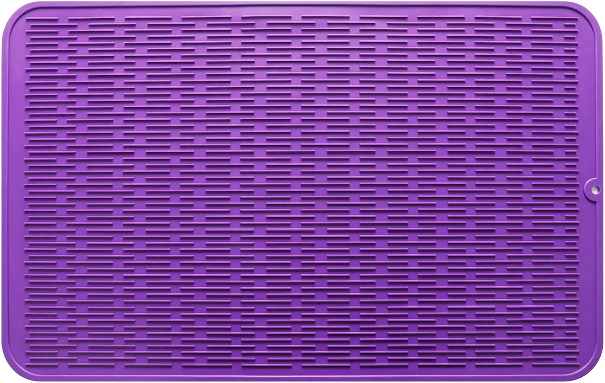 Silicone Dish Drying Mat for Multiple Usage,Easy clean,Eco-friendly,Heat-resistant Silicone Mat for