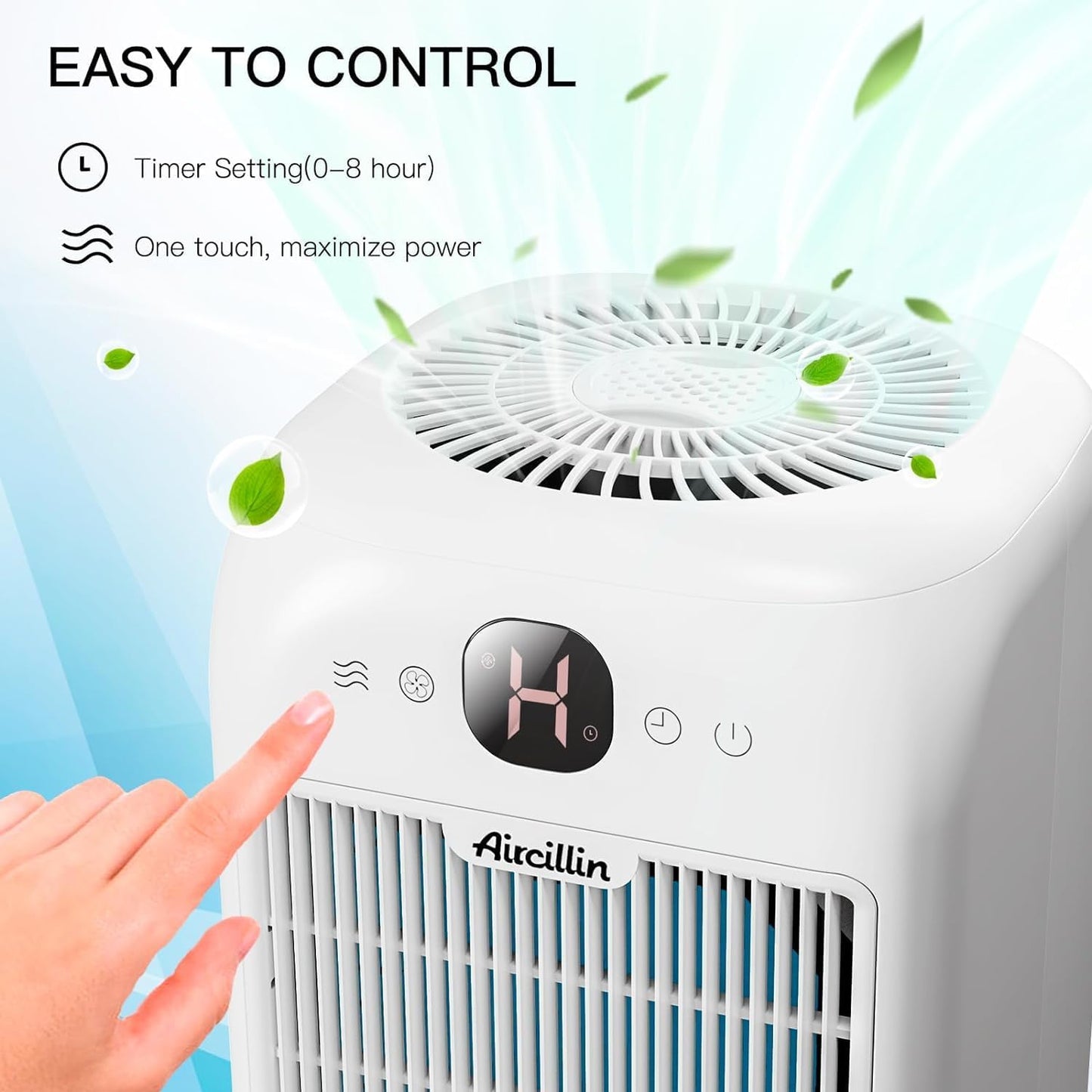 Air Purifiers for Home Bedroom Up to 908 Sq Ft, Air Purifiers with HEPA Filter Aromatherapy,Turbo