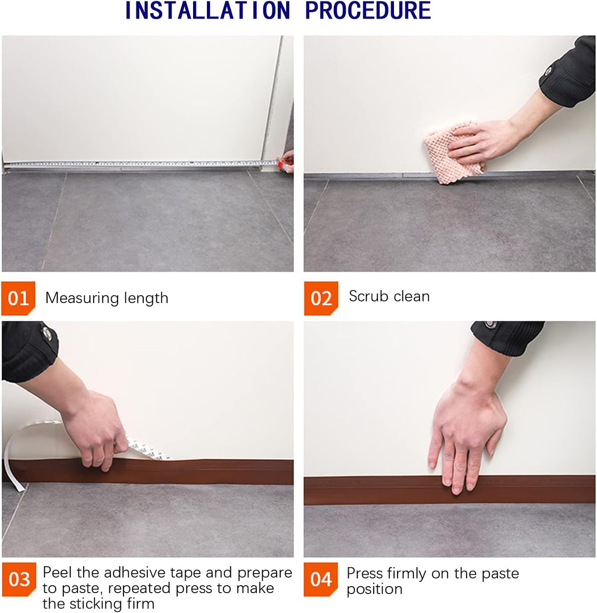 TAROSE Weather Stripping, 16.5 Feet Silicone Door Seal Strip, White, 35mm