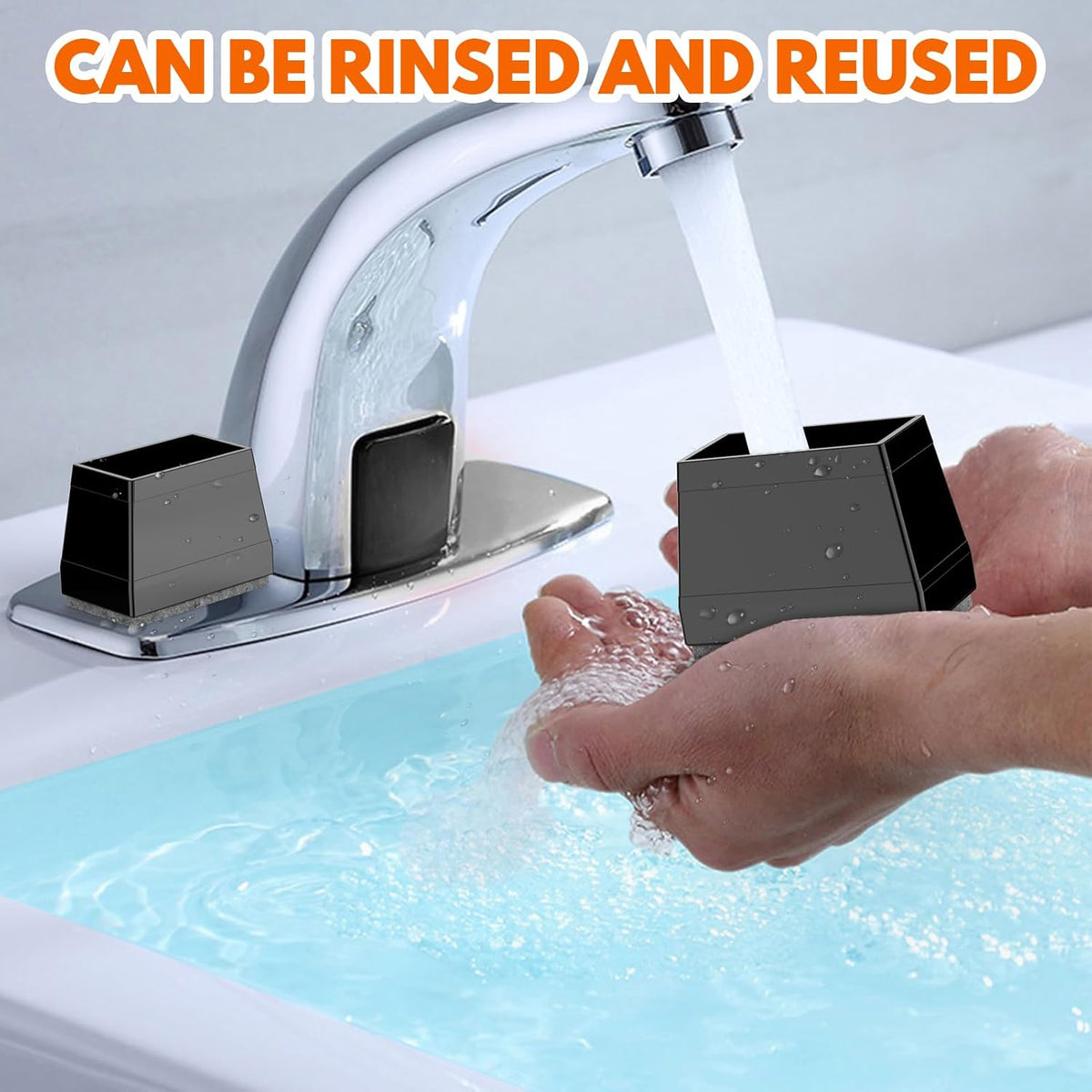 Rectangle Chair Leg Protectors for Hardwood Floors,16 PCS Silicone Covers to Protect Wood Tile