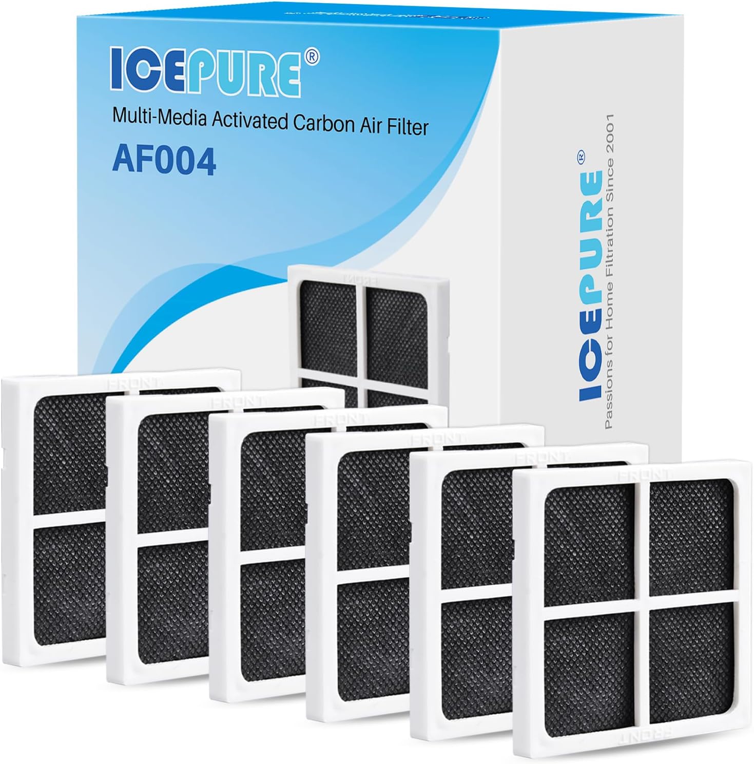 ICEPURE AF004 Refrigerator Air Filter Replacement for LG LT120F, Kenmore Elite 469918, ADQ73214402