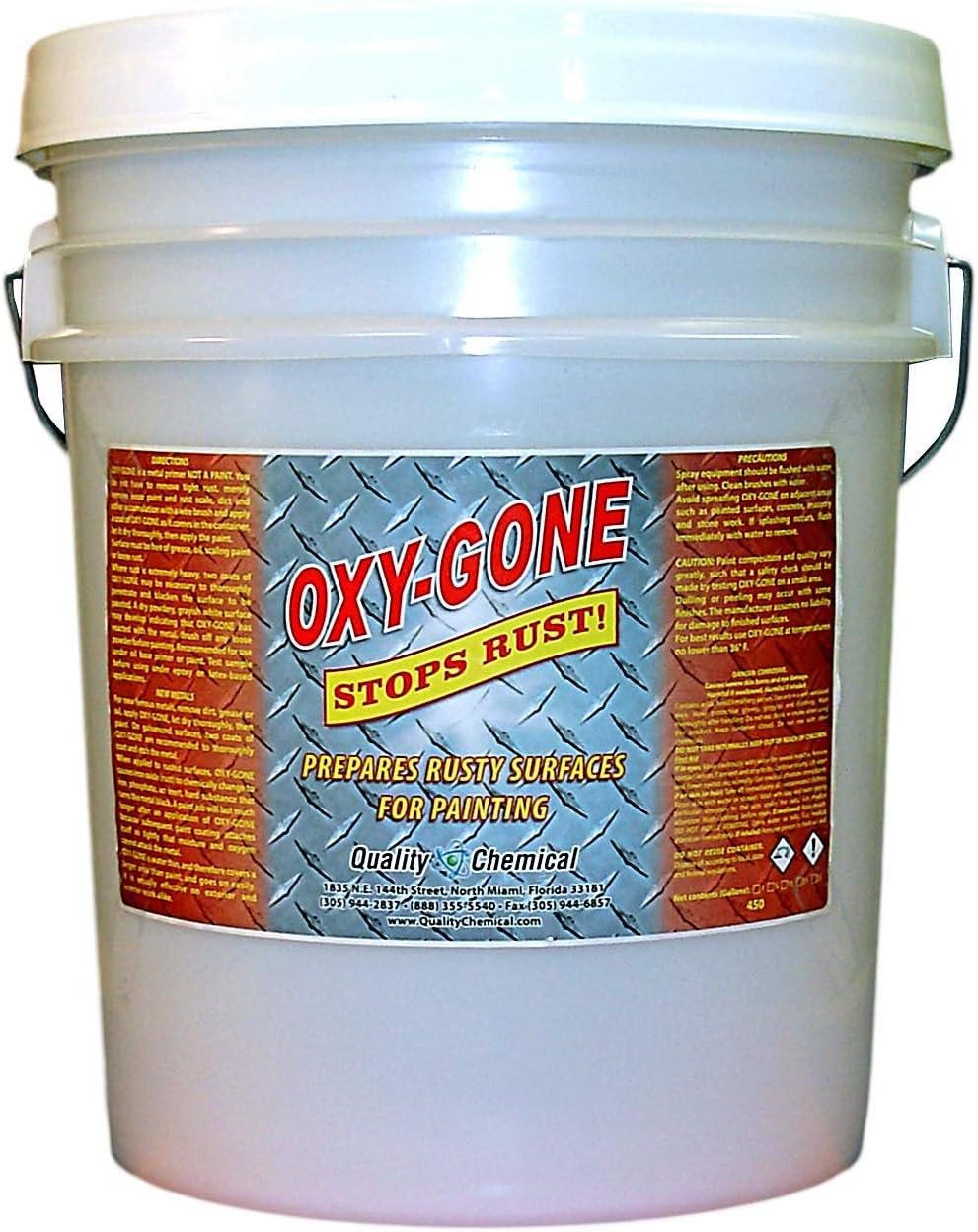 Quality Chemical Oxy-Gone Rust Remover and Metal Treatment - Rust Reformer, Rust Remover, Metal