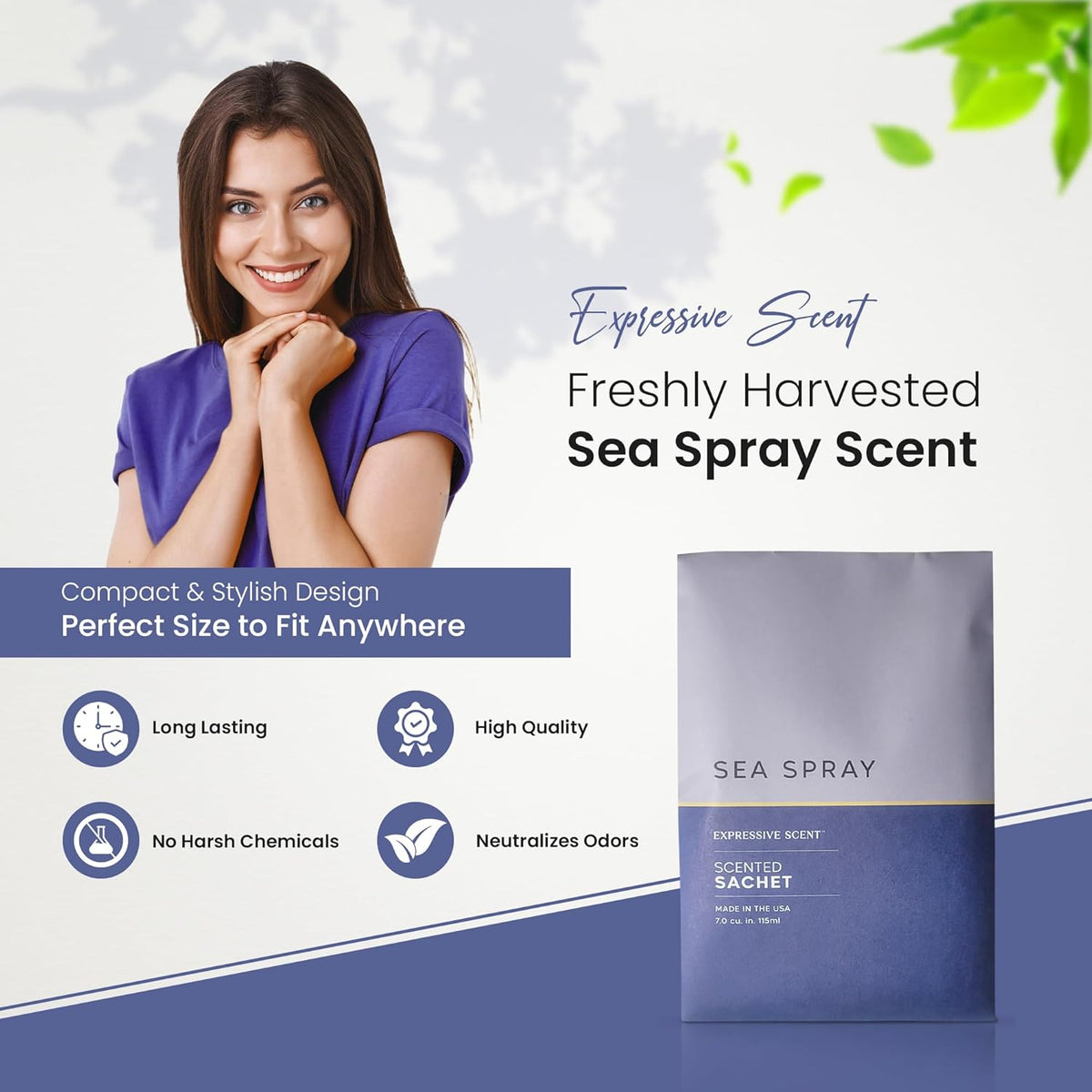 Expressive Scent – Home Fragrance Aromatic Sachets: Premium Long-Lasting Aroma, for Drawers