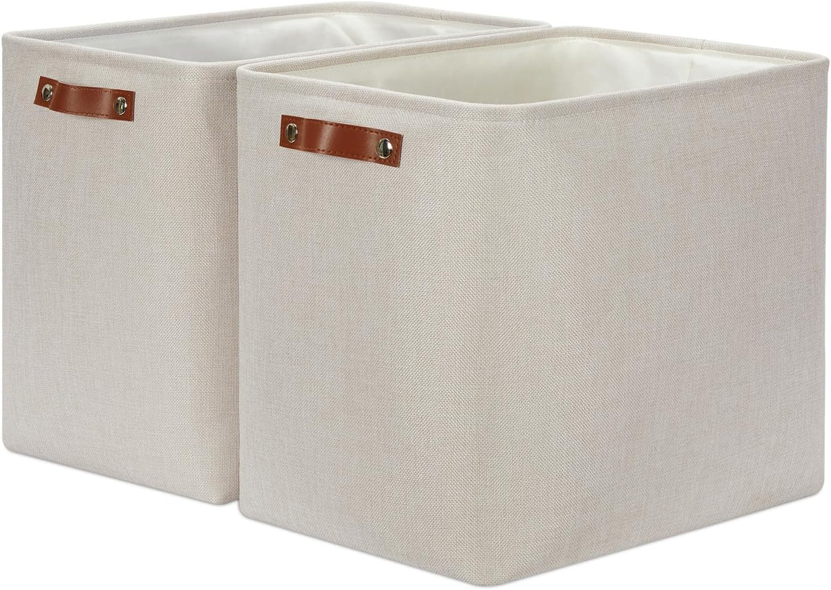 DULLEMELO Extra Large Storage Baskets, Fabric Storage Bins for Organizing Shelves Nursery Toys