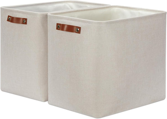 DULLEMELO Extra Large Storage Baskets, Fabric Storage Bins for Organizing Shelves Nursery Toys
