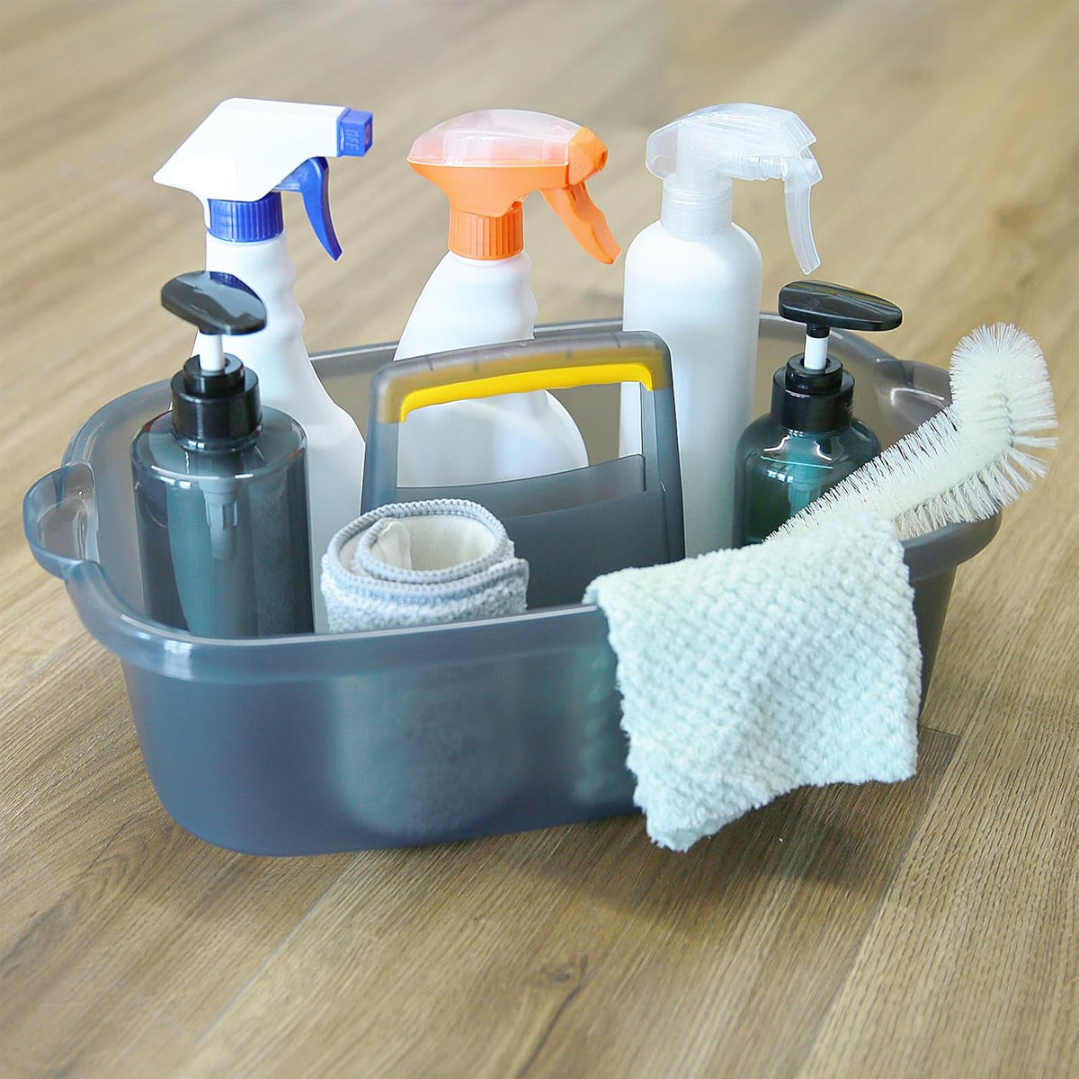 Multi-Purpose Cleaning Caddy with Handle, Shower Caddy Organizer/Storage Basket/Totes Portable for