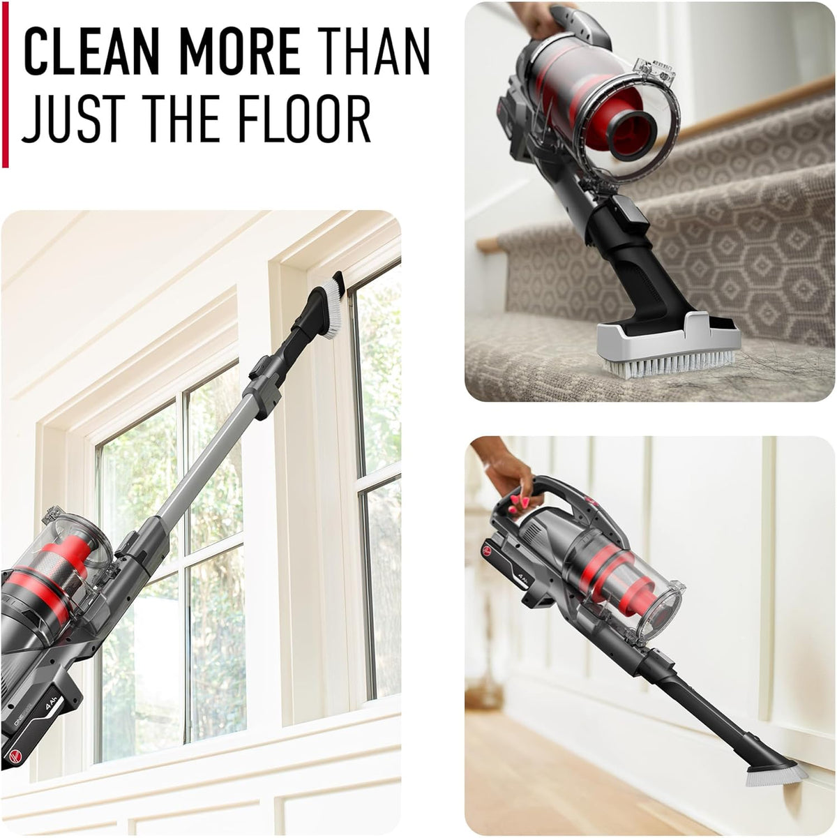Hoover ONEPWR WindTunnel Emerge Cordless Stick Vacuum Cleaner, Lightweight Stick Vac, Powerful and