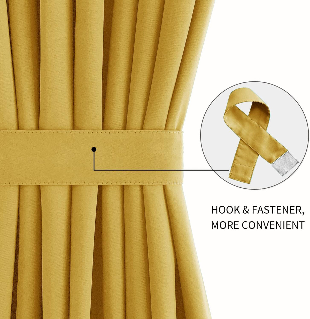 DWCN French Door Curtains – Rod Pocket Thermal Blackout Curtain for Window/Patio