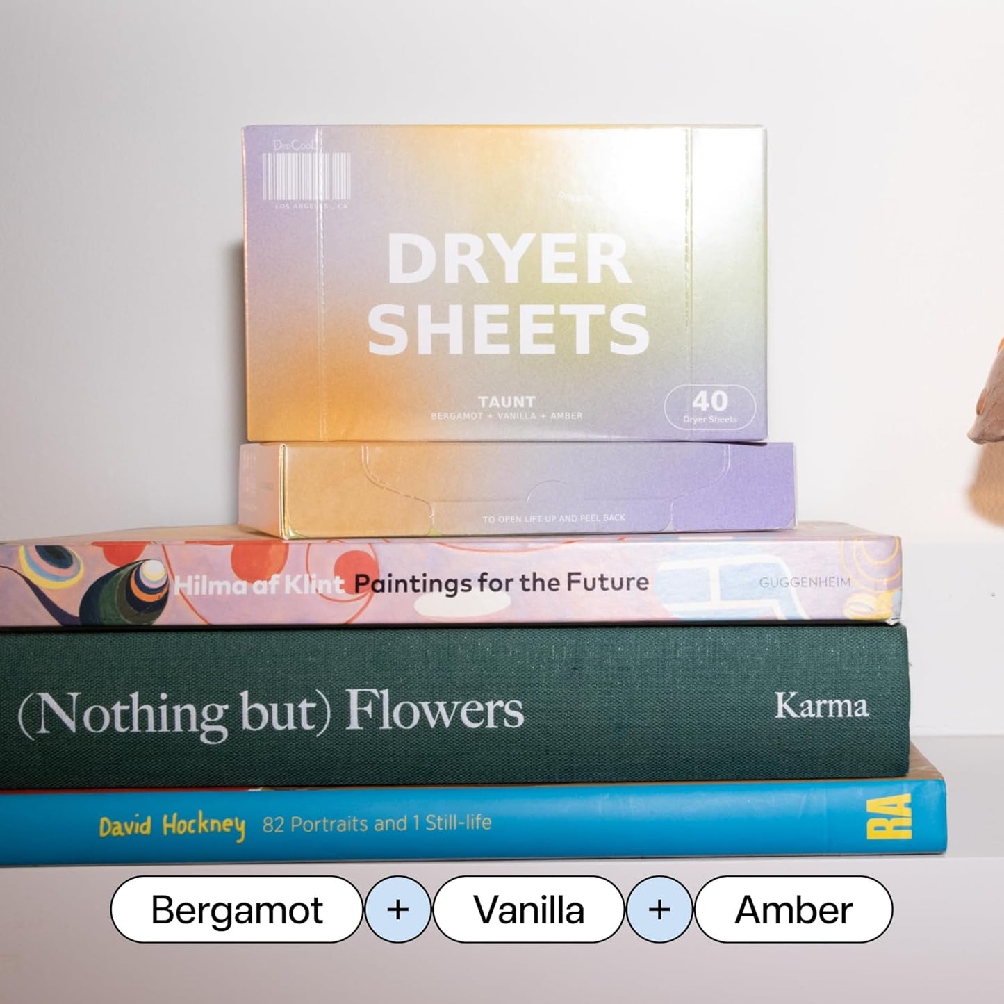 DedCool Dryer Sheets | 01 Taunt | 40 Count | Non-Toxic, Vegan Fabric Softener Sheets | Bergamot
