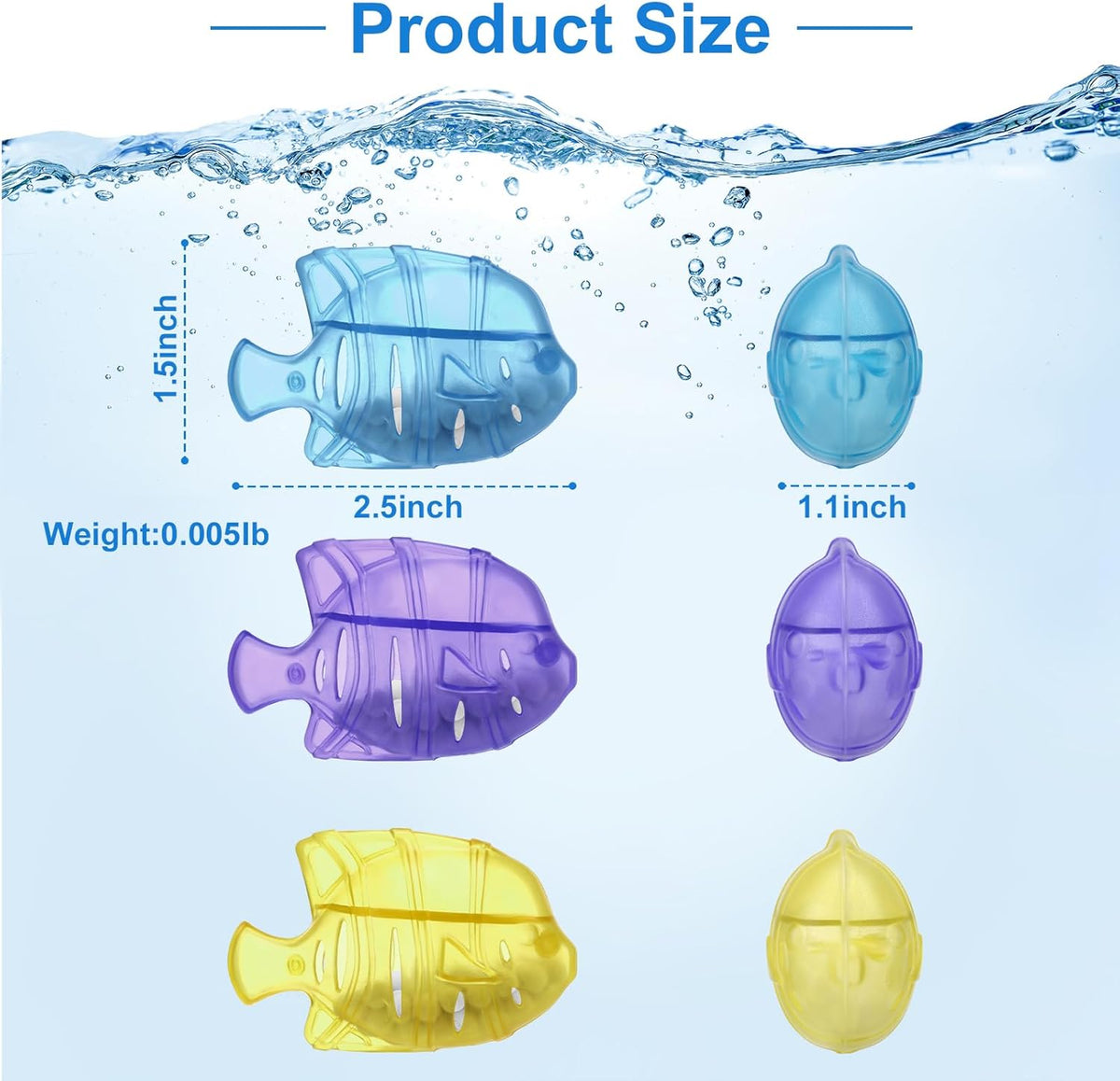 10PC Humidifier Cleaner Fish Universal Humidifier Tank Cleaner Works in All humidifiers and Fish