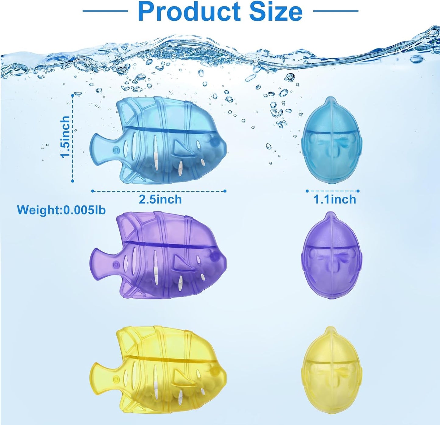 10PC Humidifier Cleaner Fish Universal Humidifier Tank Cleaner Works in All humidifiers and Fish