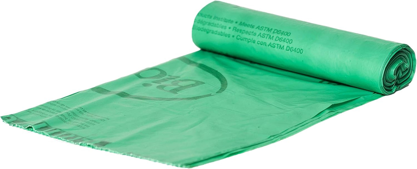 BioBag (USA) The Original Compostable Bag, 39 Gallon, 120 Count, 100% Certified Compostable Trash