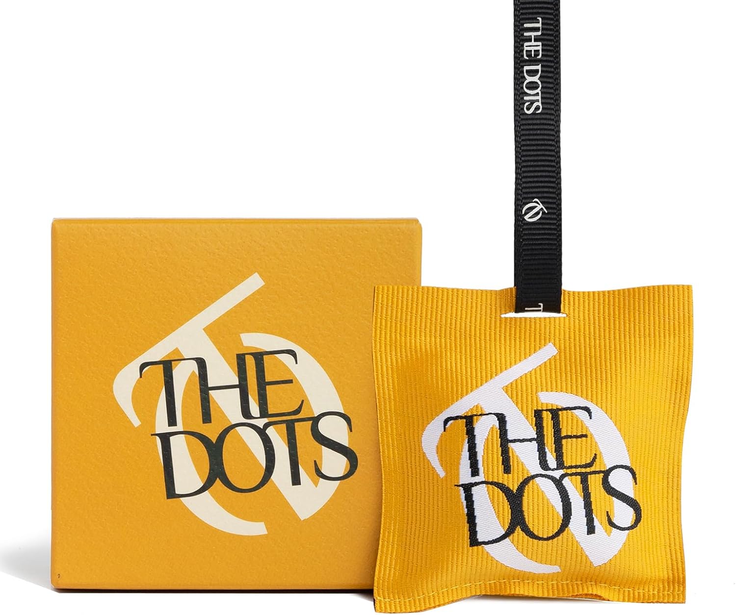 THEDOTS Series Car Air Freshener with 2 Adjustable Ribbons for Car Rearview Mirror, Sicilian