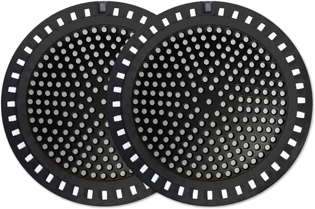 2PCS Shower Hair Drain Catcher/Strainer/Cover/Filter/Trap, Hair Stopper Floor Drain, Stainless