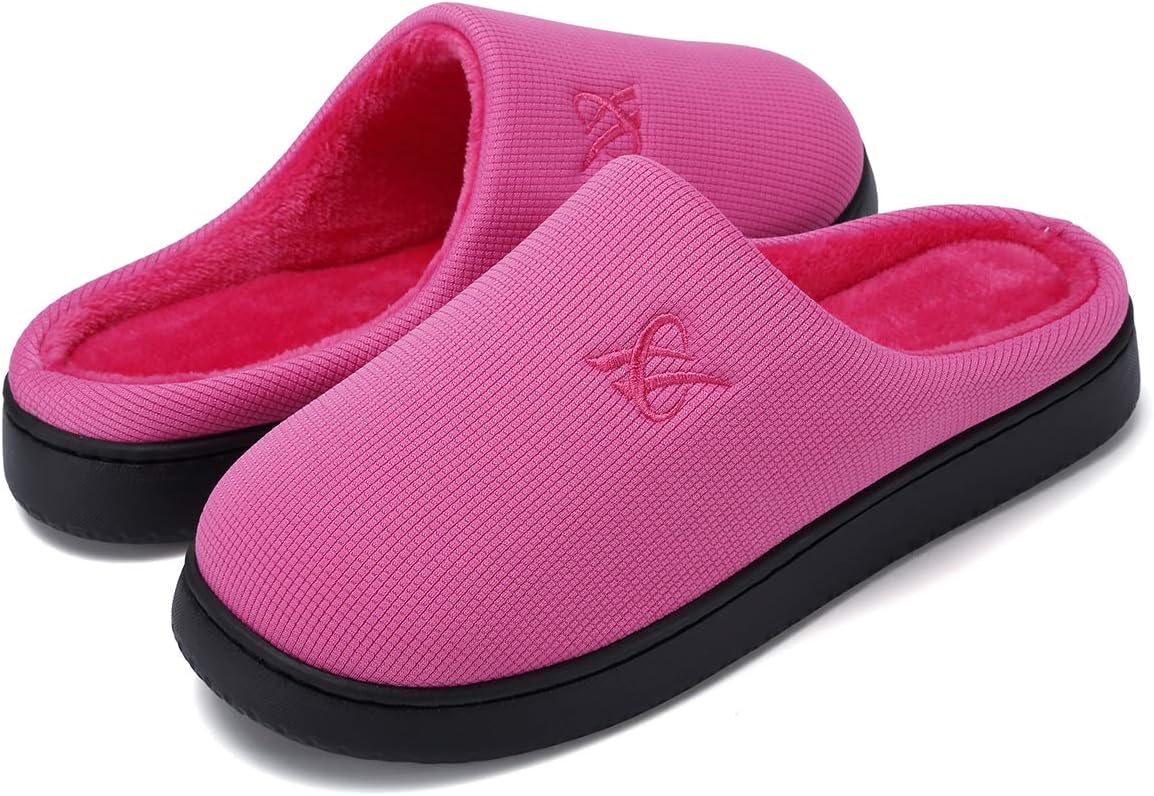 Memory Foam Slippers for Women's and Men's Casual House Shoes