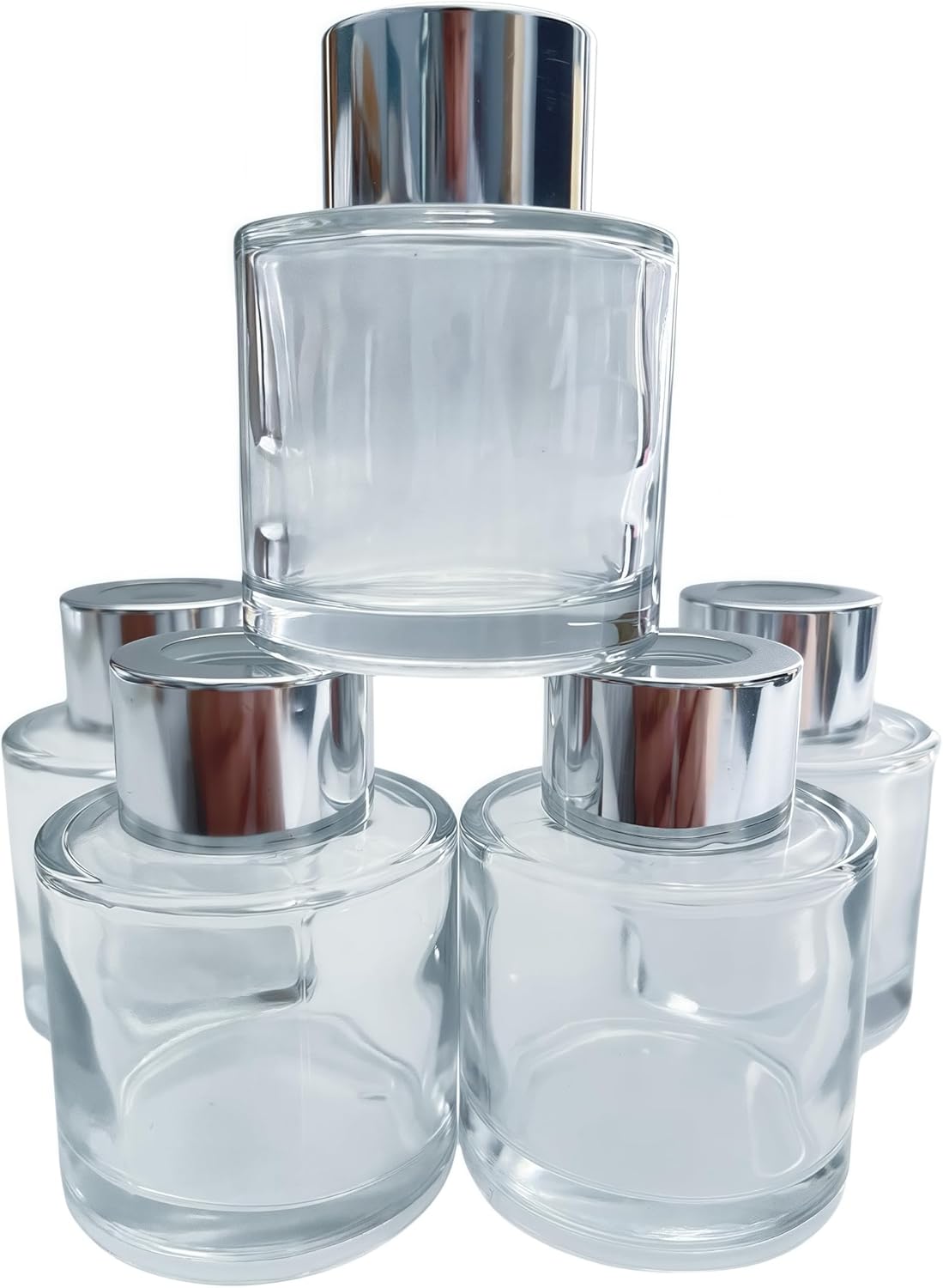 5 Pcs Reed Diffuser Bottle，50ml（1.7oz） Suitable for Household use，Reed Diffuser Base for Permanent