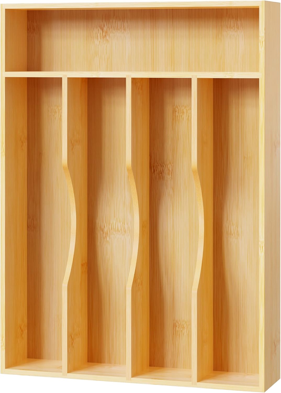Bellsal Utensil Organizer 10 Inch Silverware Tray for Drawer Utensil Holder Cutlery Organizer