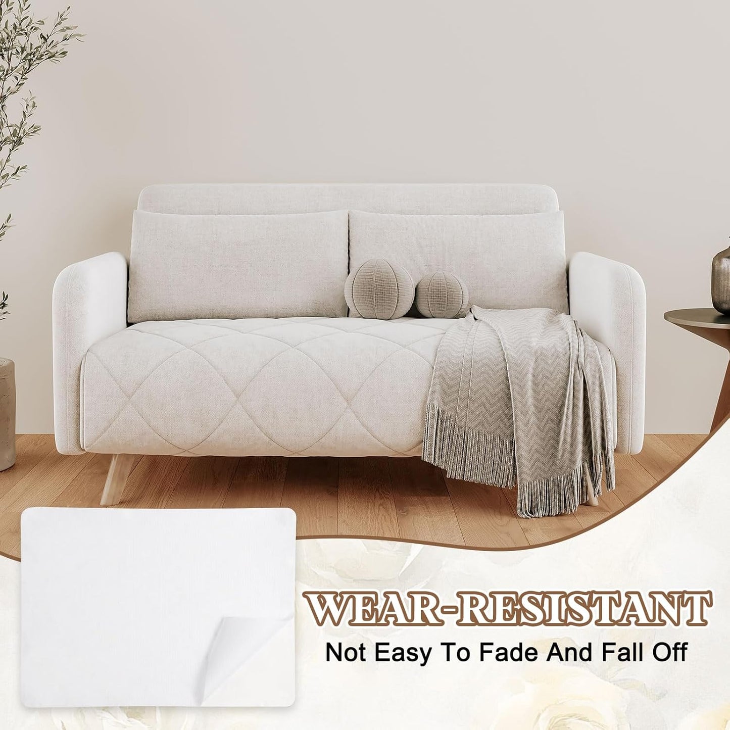 PATIKIL Linen Repair Patch, 8 x 11 Inch Self-Adhesive Linen Fabric Repair Patches for Sofa Couch