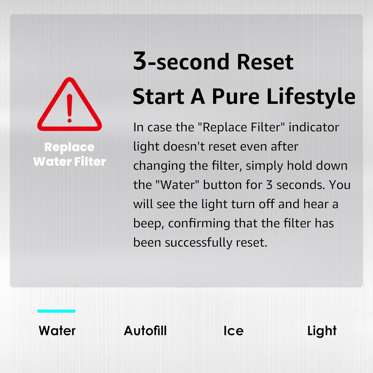 Waterspecialist Replacement for GE® RPWFE®, RPWF (Built-in CHIP) Refrigerator Water Filter