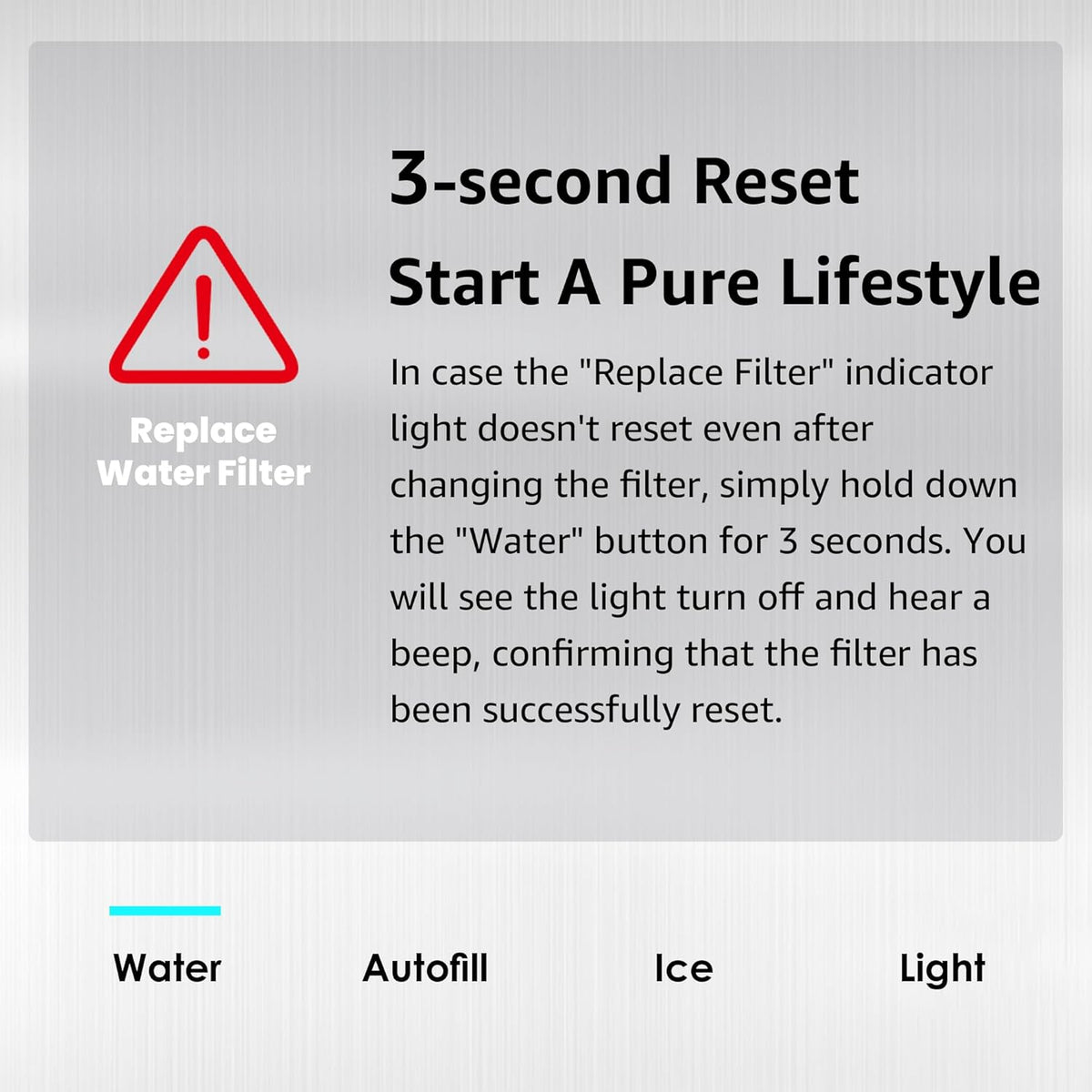 Waterspecialist WS619C Replacement for RPWFE®, RPWF (Built-in CHIP) Refrigerator Water Filter