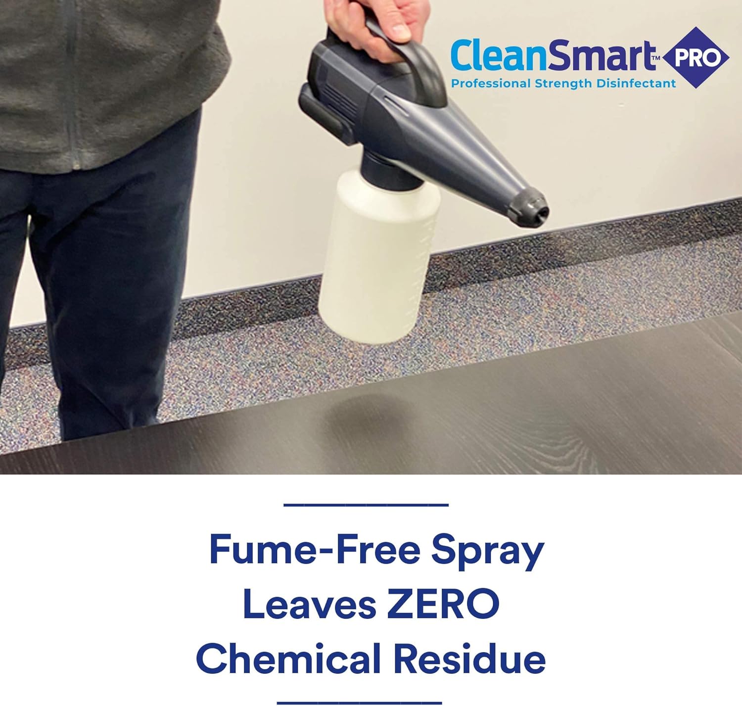 CleanSmart Hospital Grade Disinfectant, Kills 99.9% of Viruses and Bacteria, Hypochlorous Acid