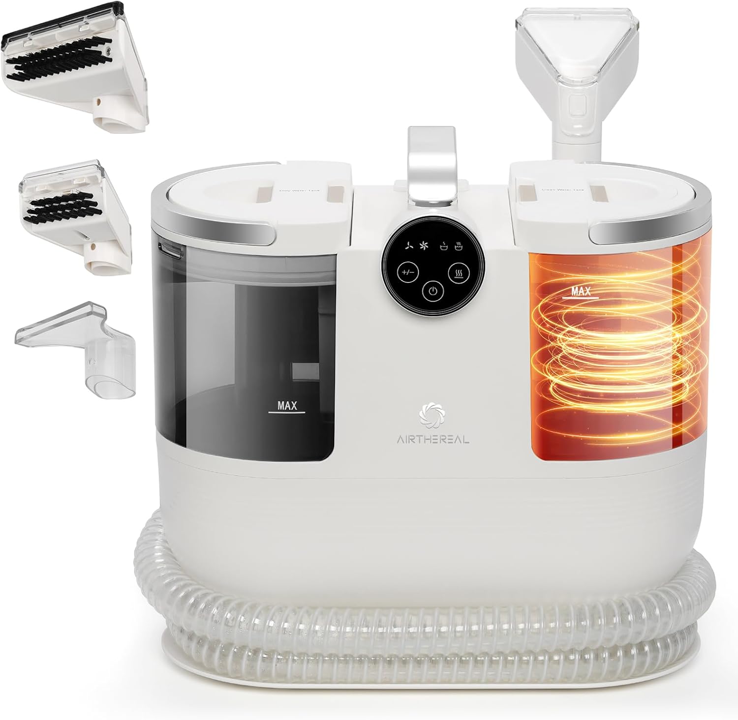 Airthereal Portable Upholstery Spot Cleaner, Instant Heating Carpet Cleaner Machine, Shampooer