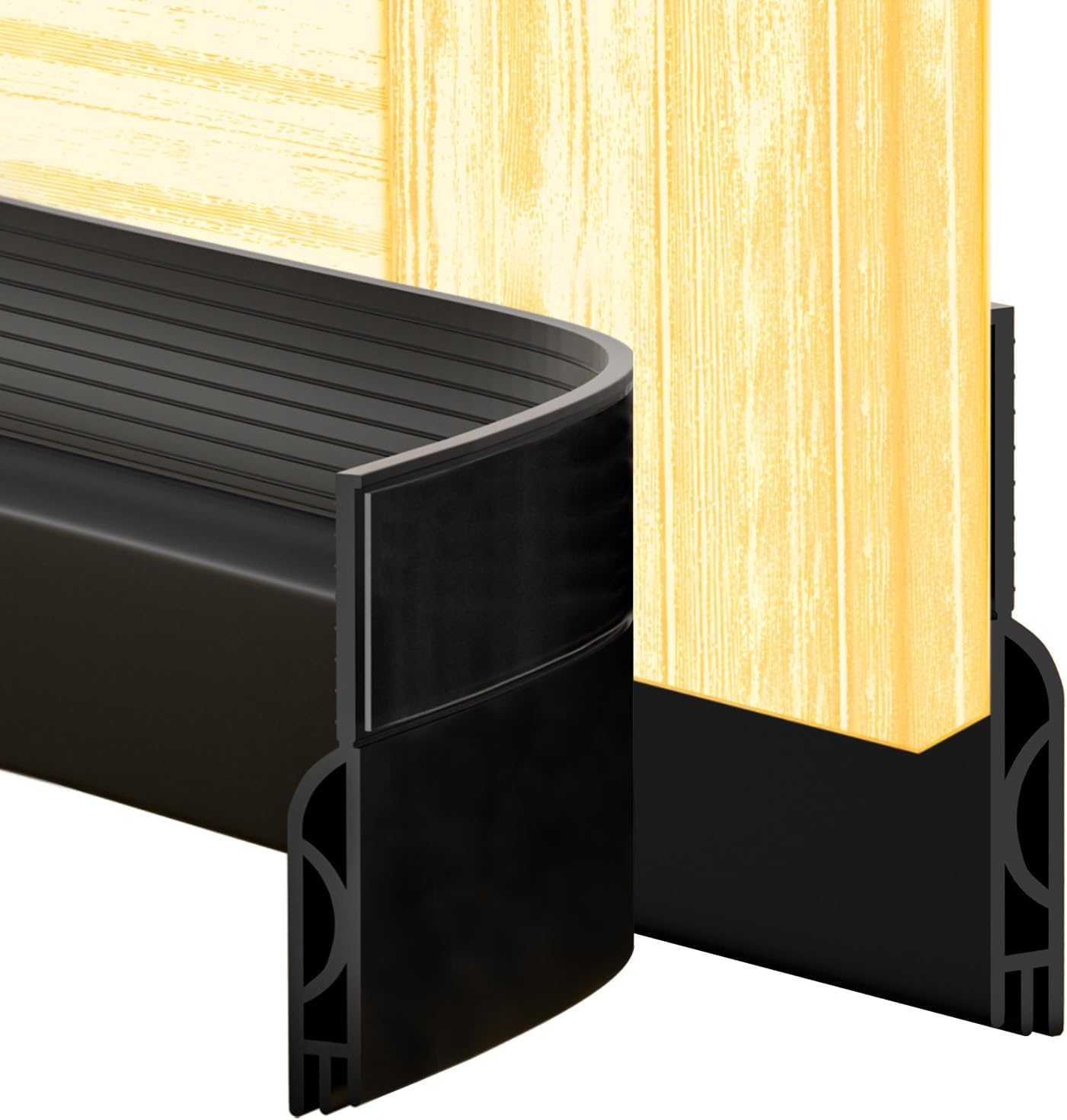 Door Draft Stopper,Door Sweep for Bottom of Door,Weather Stripping Door Seal Draft Guard Blocker