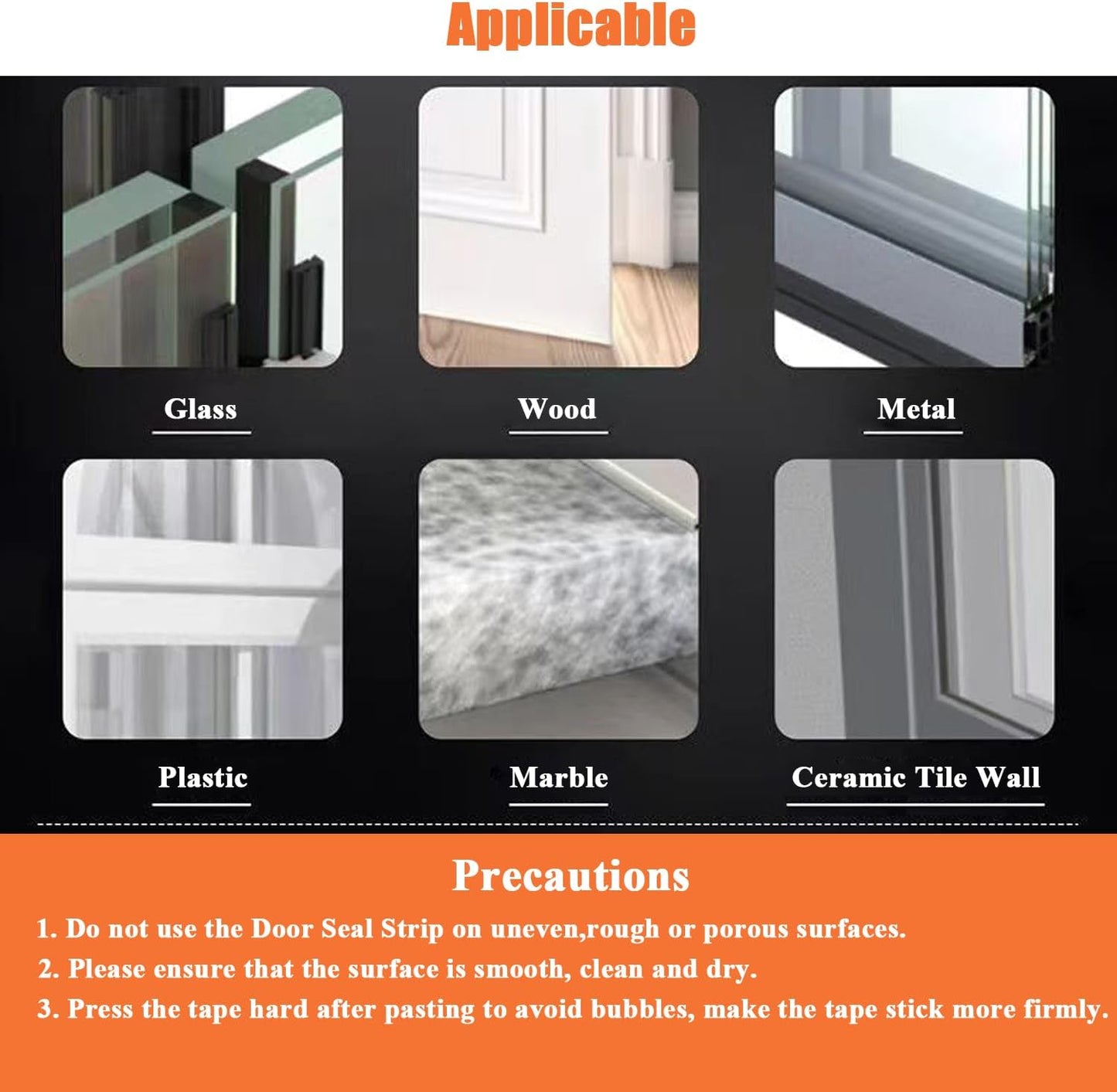 Upgraded 49.2FT Silicone Weather Stripping Door Seal, No Residue Glass Shower Door Seal Strip Under