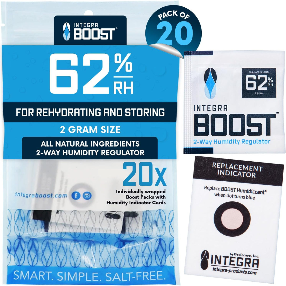 Integra Boost 2-Way Humidity Control Pack ??Patented Technology for Humidity Control ??Preserve