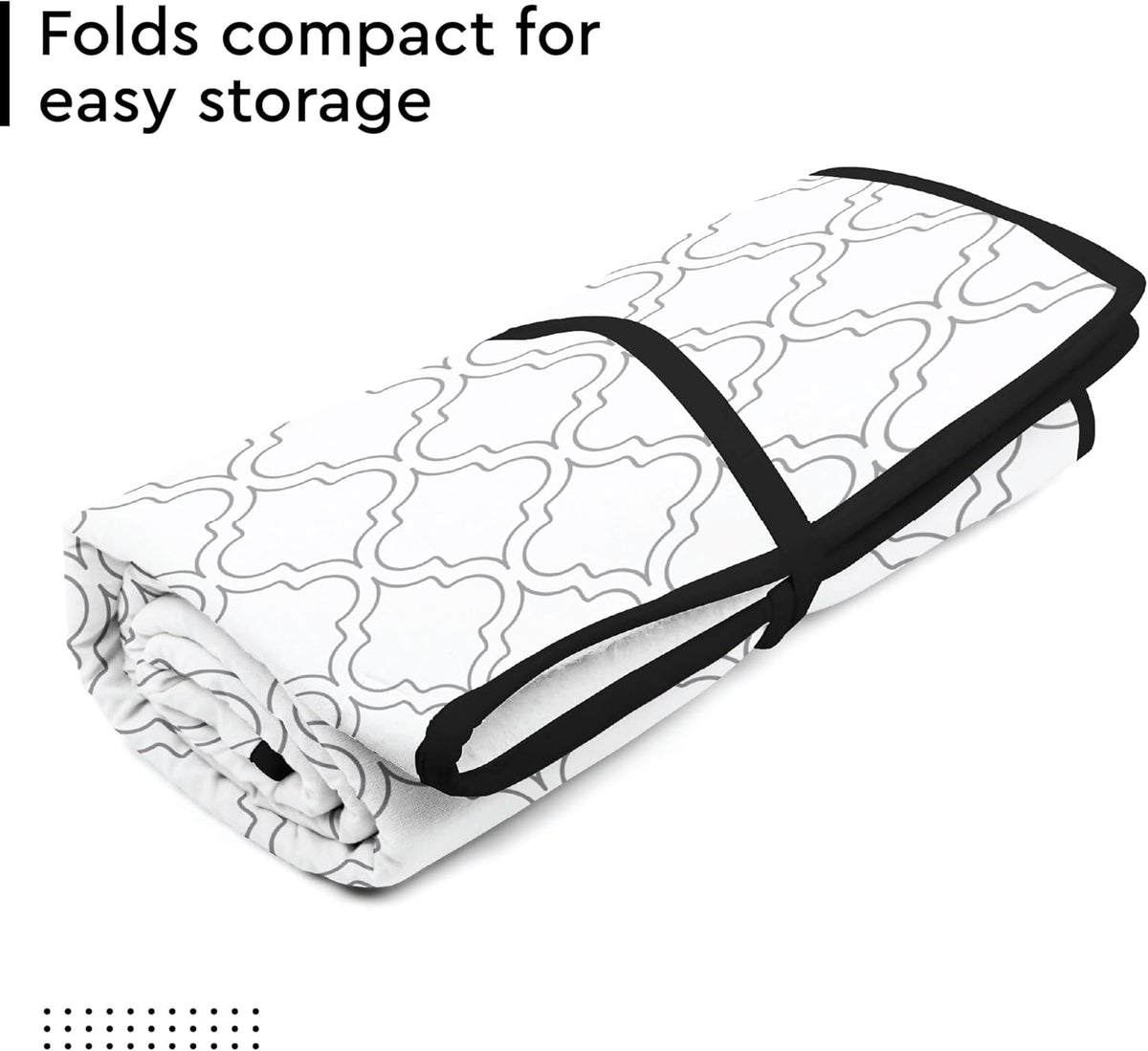 Encasa Homes Ironing Mat/Pad (Large 48"x28") with 3mm Padding & Silicone Iron Rest for Steam
