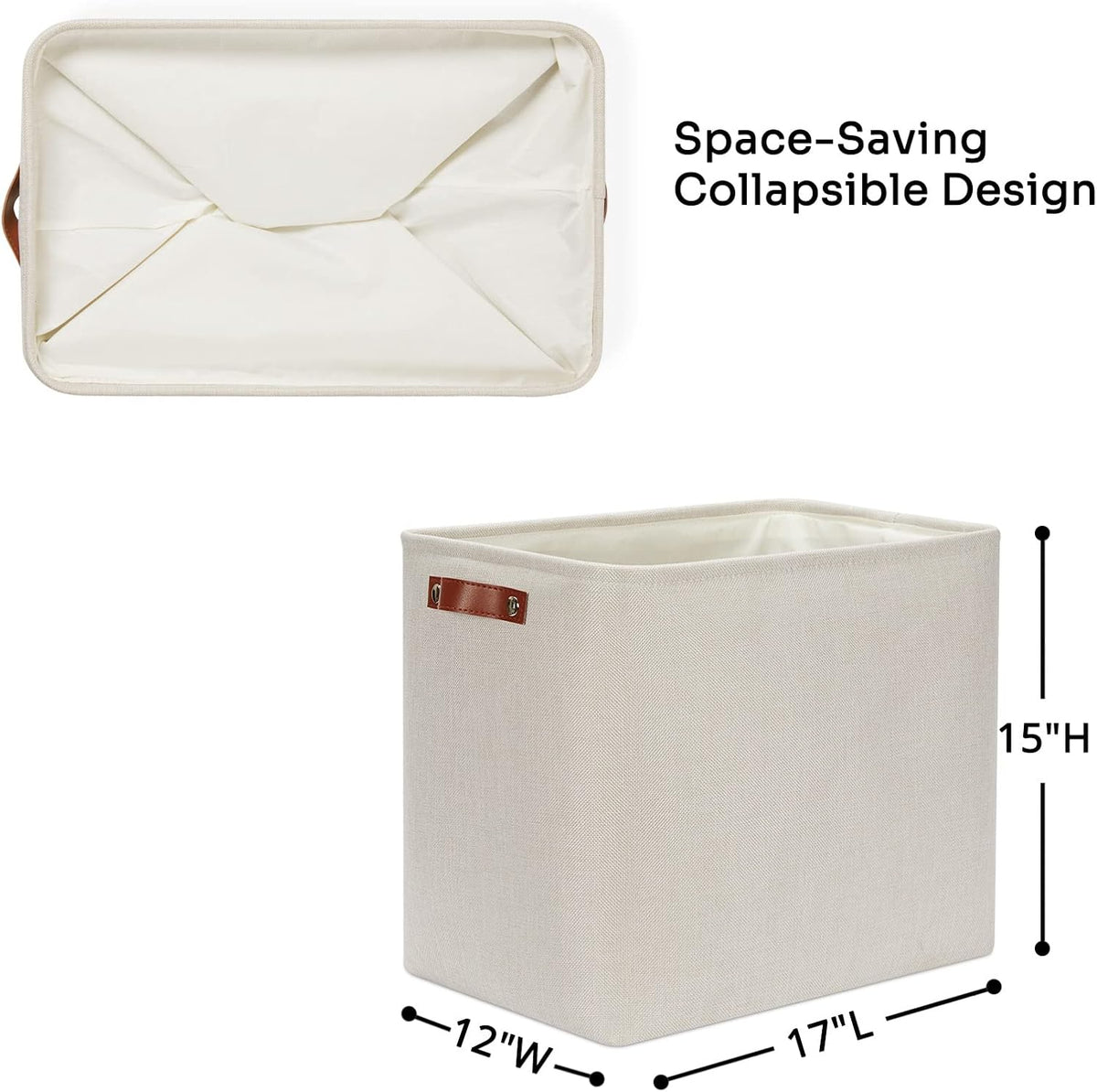 DULLEMELO Extra Large Storage Baskets, Fabric Storage Bins for Organizing Shelves Nursery Toys