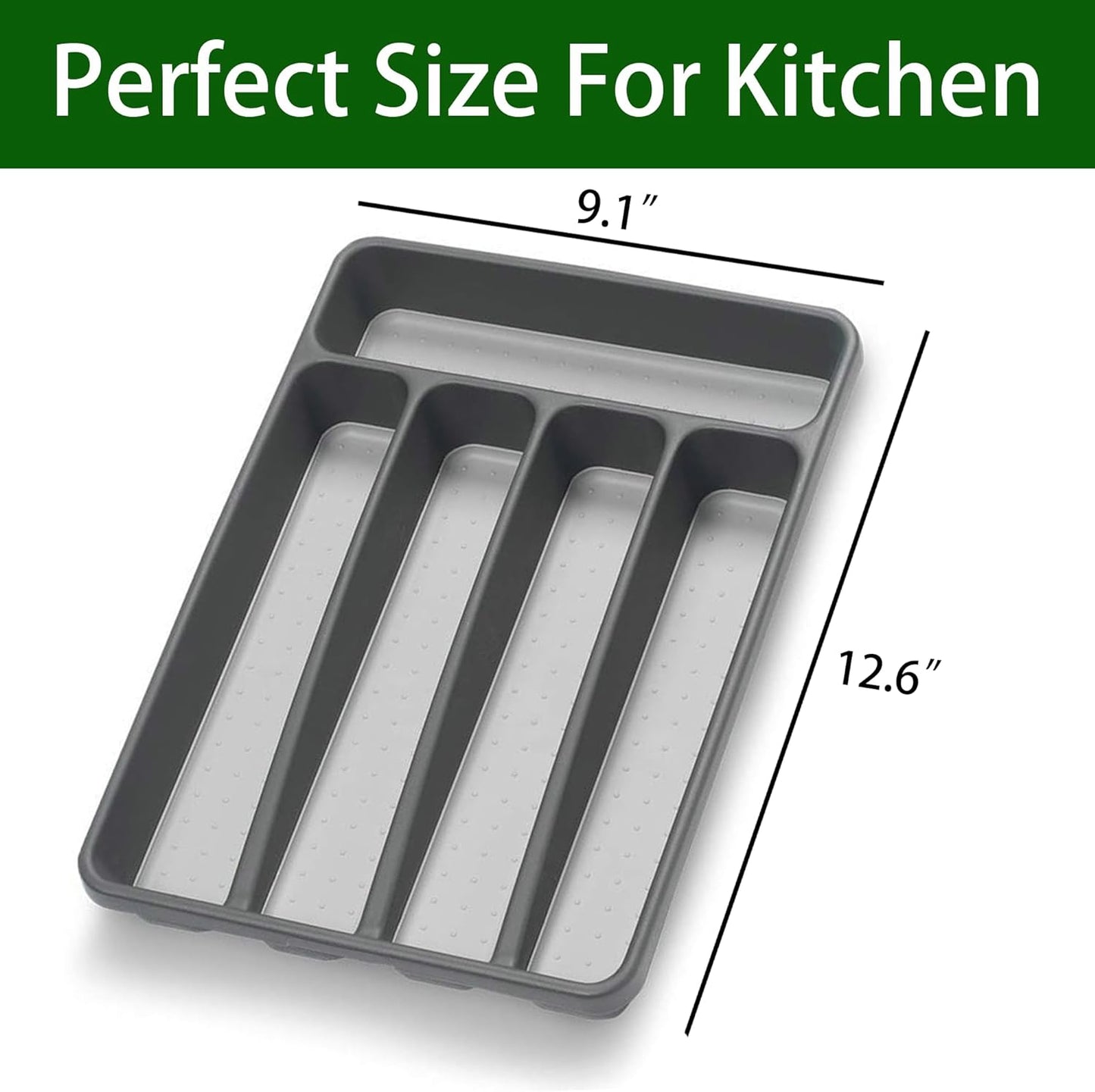 Silverware Organizer Utenisl Organizer Holder Kitchen Drawer Organizer Plastic Silverware Tray for